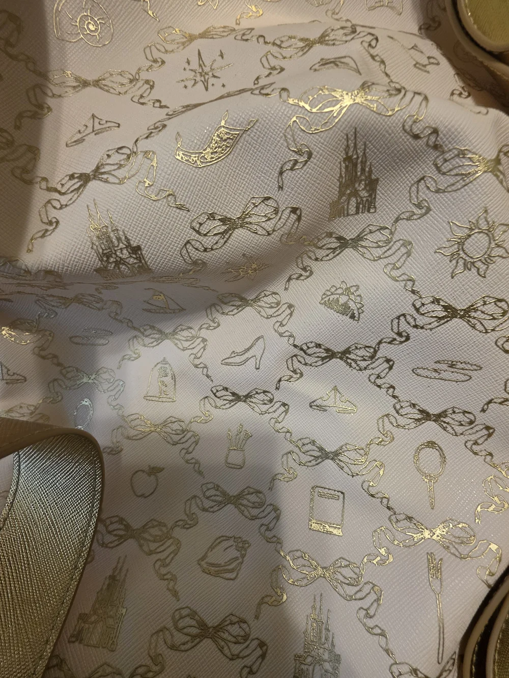 Bath & Body Works Pink Gold Disney Princess Tote Backpack